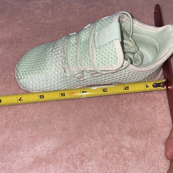 Adidas Tubular Shadow size 9 kids minty green sneakers shoes run small  more “7 - Picture 7 of 9